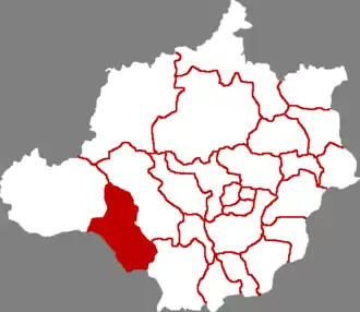 Цюйян на карте