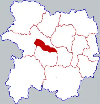 Цзиньтай на карте