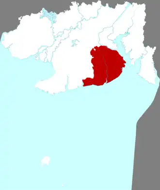 Тешаньган на карте