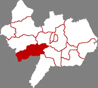 Ботоу на карте