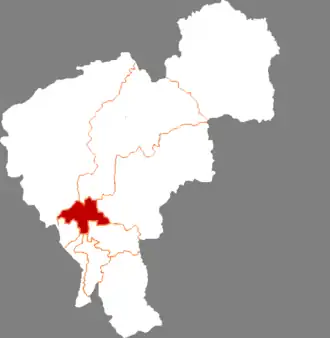 Куаньчэн на карте