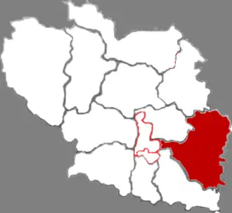 Пиншунь на карте