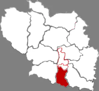 Шандан на карте