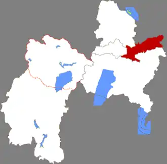 Тяньнин на карте