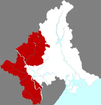 Чаоань на карте