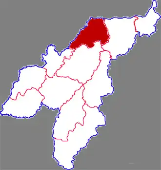 Нинцзинь на карте