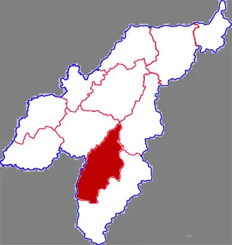 Юйчэн на карте