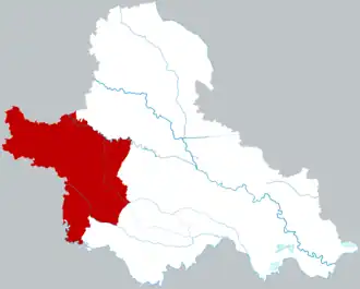 Линьцюань на карте