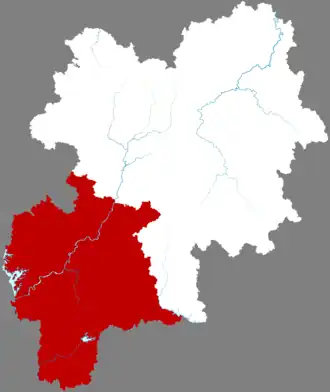 Бобай на карте