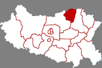 Цзицзэ на карте