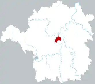 Яньфэн на карте