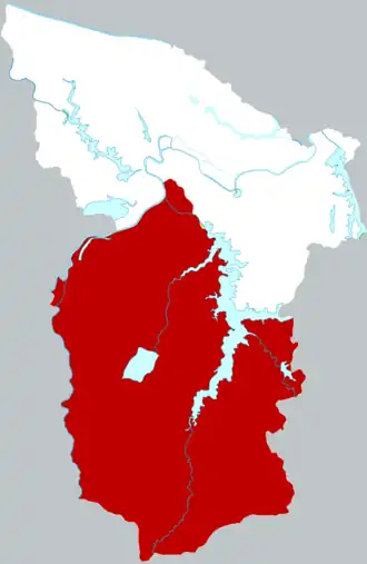 Шоусянь на карте