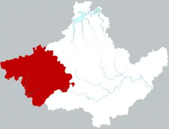 Цимэнь на карте