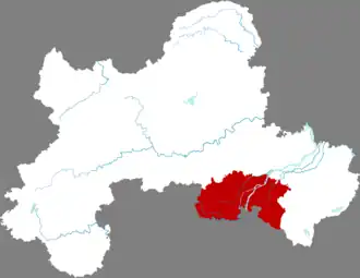 Чжаншу на карте