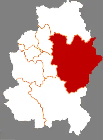 Цзяохэ на карте