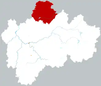 Пуцзян на карте