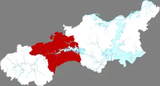 Унин на карте