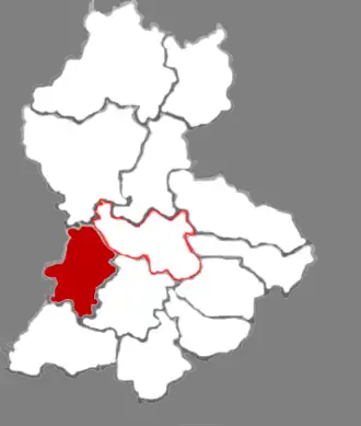 Люлинь на карте