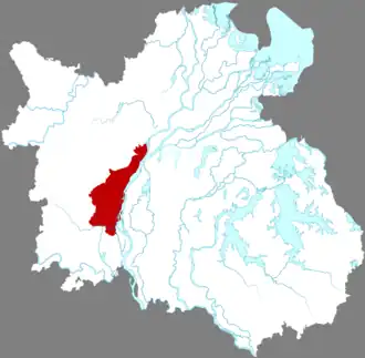 Хунгутань на карте