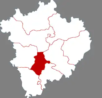 Шуньцин на карте