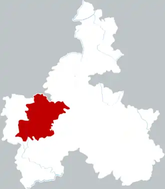 Хуэйшуй на карте