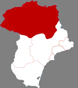 Цинлун-Маньчжурский автономный уезд на карте