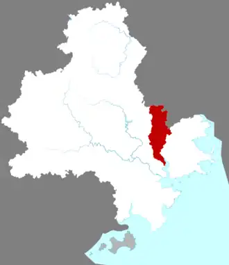 Лоцзян на карте