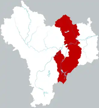 Цюйцзян на карте