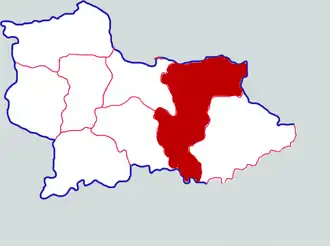 Юйчэн на карте