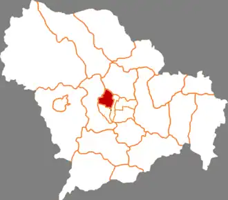 Синьхуа на карте