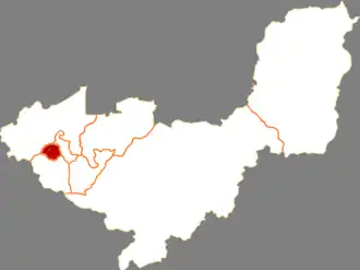 Цзяньшань на карте