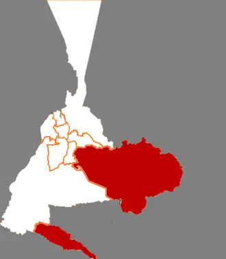 Дабаньчэн на карте