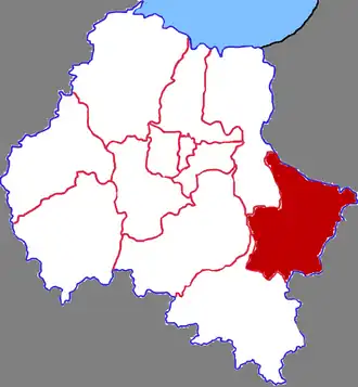 Гаоми на карте