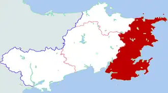 Жунчэн на карте