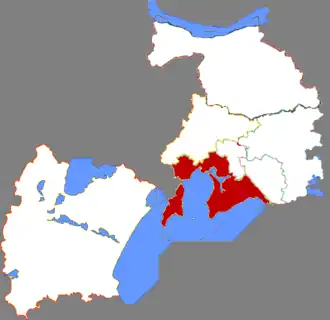 Биньху на карте