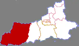 Чжоучжи на карте