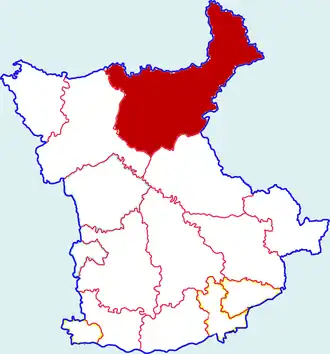 Сюньи на карте