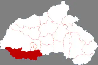 Шахэ на карте