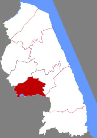 Яньду на карте