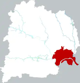 Чжицзян на карте