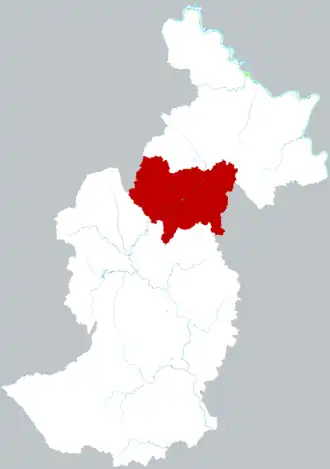 Фэнлинь на карте