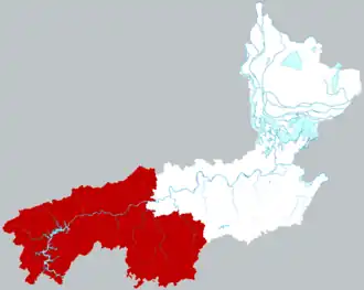 Аньхуа на карте