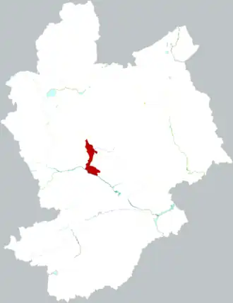 Цяоси на карте