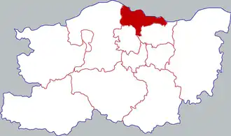 Хуэйцзи на карте