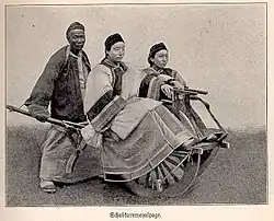 тачка для перевозки людей (рикша)