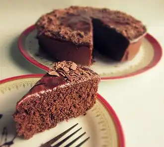 Шоколадный фунтовый кекс