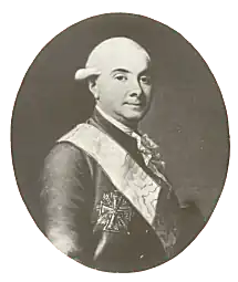 Кристиан Фредерик,портрет работы Енса Юля,1784 г.