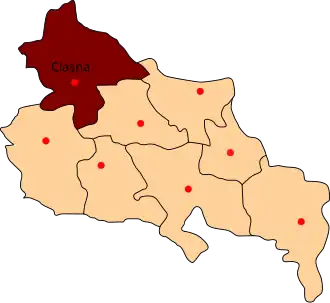 Часна на карте