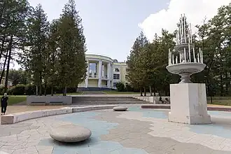 Городской парк в городе Липки