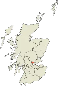 Клакманнаншир на карте